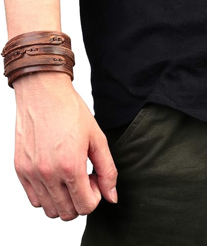 Pulsera de cuero para hombre - Quierox - Tienda Online