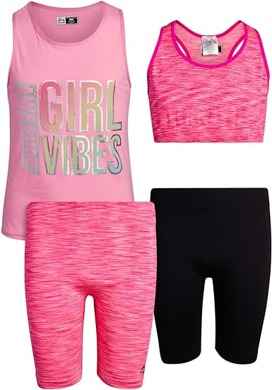 RBX Conjunto de pantalones cortos de bicicleta para niñas - Quierox - Tienda Online