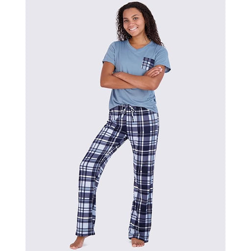 Real Essentials Conjuntos de pijamas de talla grande para Mujer, Tops de manga corta - Quierox - Tienda Online