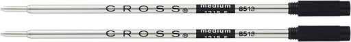 Recambios Cross para bolígrafos, medianos, tinta negra, paquete de 2 modelo: 8513-2 - Quierox - Tienda Online