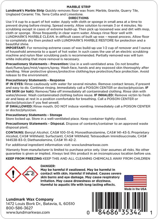 Restaurador de mármol Lundmark, 32 oz. - Quierox - Tienda Online
