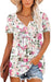 ROSELINLIN - Camisas de manga corta para mujer, ajuste holgado - Quierox - Tienda Online