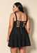 ROSIANNA Vestidos cortos sin mangas con espalda descubierta - Quierox - Tienda Online