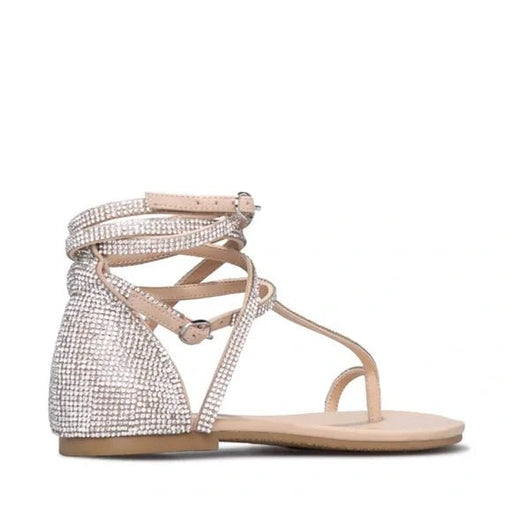 Sandalia de gladiador con diamantes de imitación de Shoedazzle