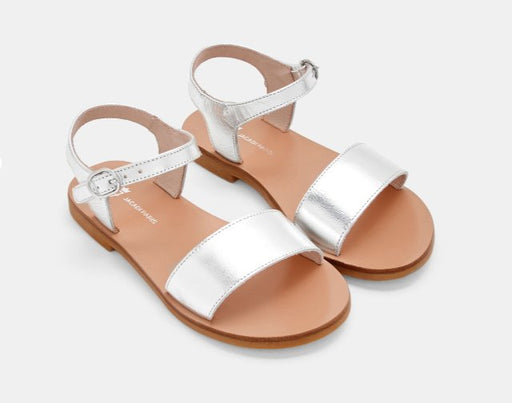 Sandalias para niña de piel lamé - Quierox - Tienda Online