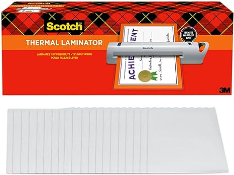 Scotch Laminador térmico con 20 bolsas tamaño carta - Quierox - Tienda Online