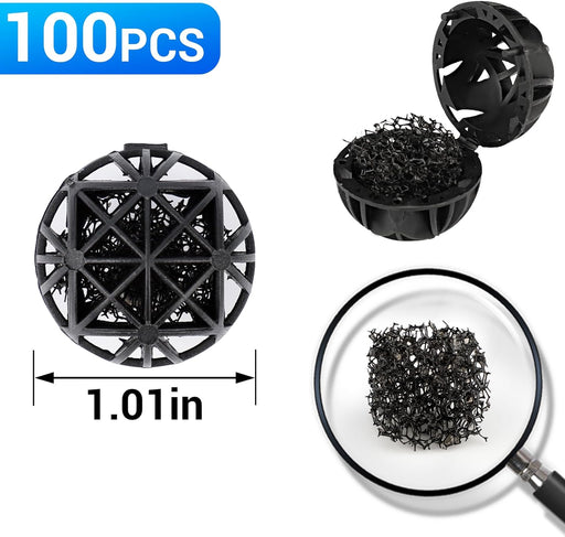 Segarty Bolas biológicas para acuario, filtro de estanque Koi de 1 pulgada - Quierox - Tienda Online