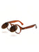 Shein 1 pieza gafas de sol de doble capa redondas estilo steampunk abatibles vintage - Quierox - Tienda Online