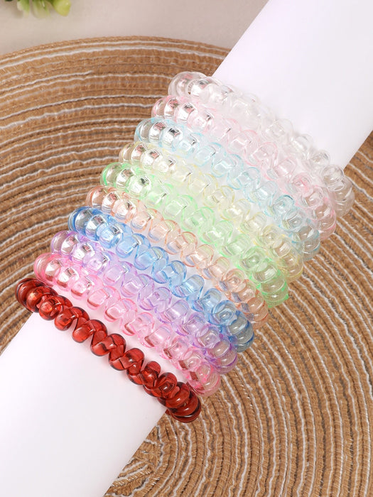 SHEIN 10 piezas Lazo de pelo de alambre de bobina - Quierox - Tienda Online