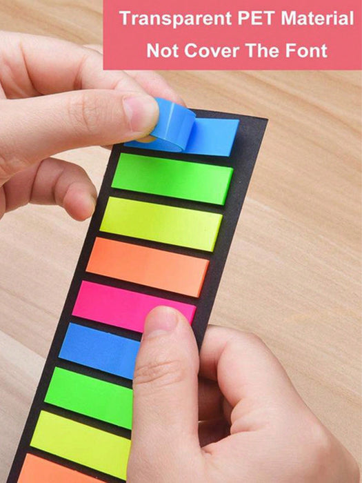 Shein 200 notas adhesivas transparentes, bloc de notas - Quierox - Tienda Online