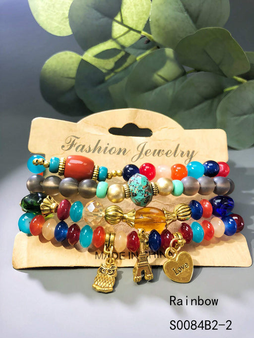 SHEIN 4 Piezas Pulsera Con Colgante Multi-tipo - Quierox - Tienda Online