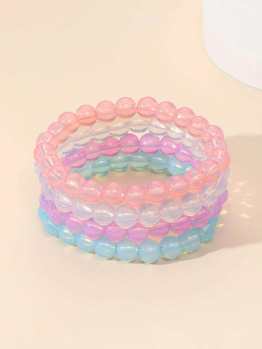 SHEIN 4 piezas Pulsera con cuenta minimalista - Quierox - Tienda Online