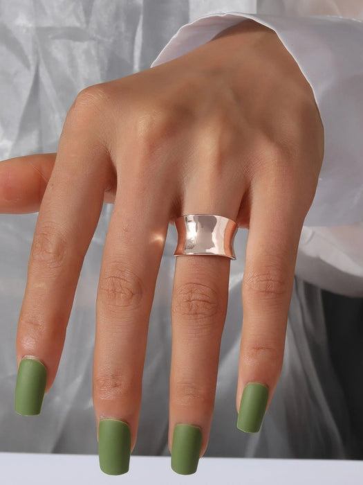 SHEIN Anillo unicolor simple - Quierox - Tienda Online