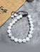 SHEIN Brazalete Ajustable De Piedra Howlite Blanca - Quierox - Tienda Online