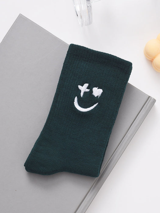 SHEIN Calcetines de hombre con bordado de expresión - Quierox - Tienda Online