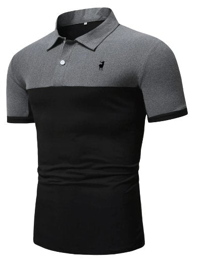 SHEIN, Camisa Polo Con Estampado De Animal De Color Combinado - Quierox - Tienda Online