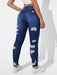 SHEIN Essnce Skinny Jeans Desgastados - Quierox - Tienda Online