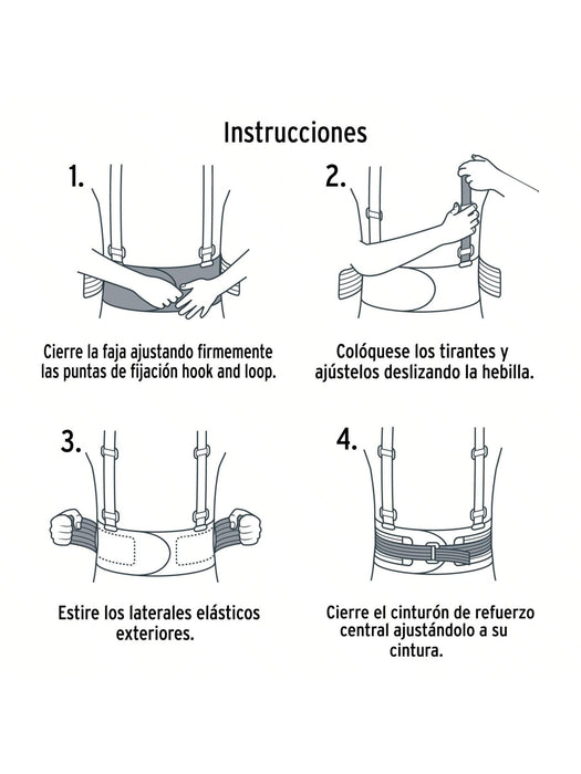 SHEIN Fajas lumbares con tercer cinturón - Quierox - Tienda Online