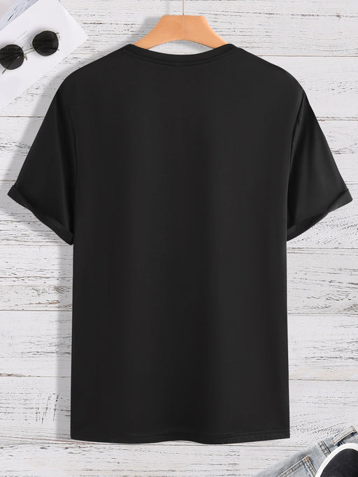 SHEIN Manfinity Hombres Camiseta con letra & con estampado de astronauta - Quierox - Tienda Online