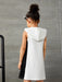 SHEIN Niñitas Vestido tank con estampado de letra con capucha - Quierox - Tienda Online