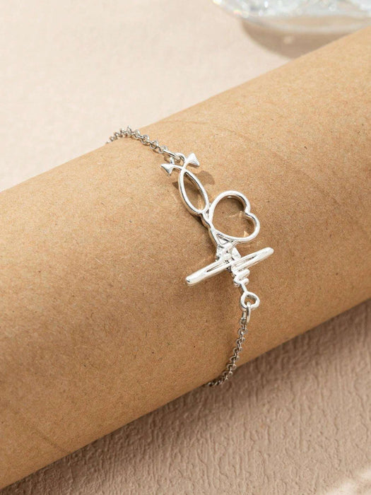 SHEIN Pulsera Infantil De Moda Color Plateado - Quierox - Tienda Online