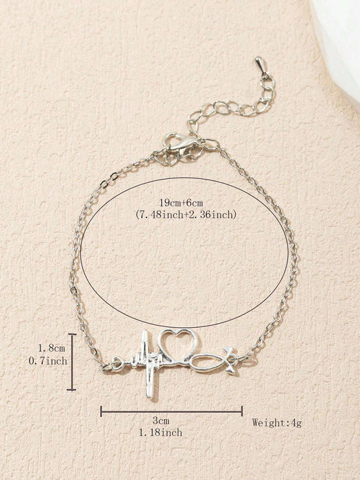 SHEIN Pulsera Infantil De Moda Color Plateado - Quierox - Tienda Online