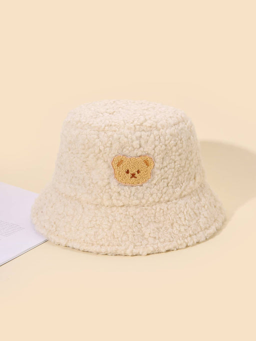SHEIN Sombrero con oso de dibujos animados de patchwork - Quierox - Tienda Online