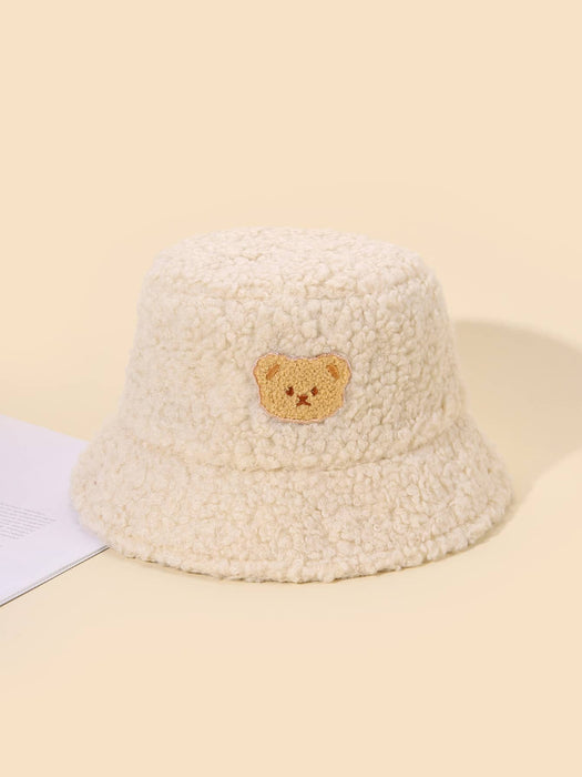 SHEIN Sombrero con oso de dibujos animados de patchwork - Quierox - Tienda Online