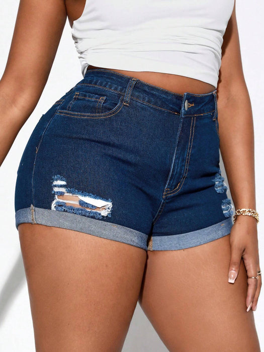 Shein Ezwear Shein Shorts Tallas Grandes Shorts En Shein