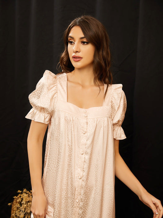 SHEIN Vestido de dormir con botones Modelly Dálmata - Quierox - Tienda Online