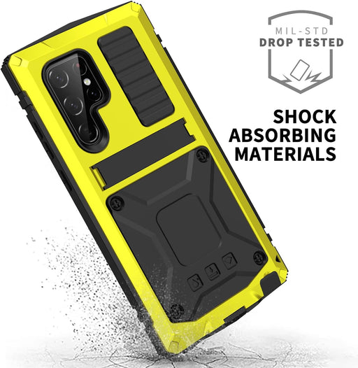 Simicoo Samsung S23 Ultra - Funda metálica con protector de pantalla para cámara - Quierox - Tienda Online