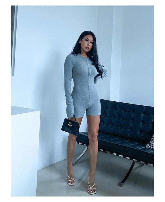 SKIM-Mono ajustado de punto de talle alto - Quierox - Tienda Online