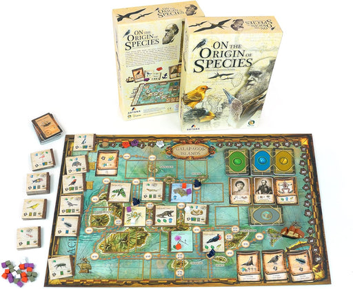 Sobre el origen de las especies | Un juego de mesa de investigación evolutiva de Artana Games - Quierox - Tienda Online