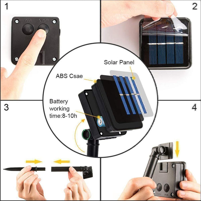 Soporte de guirnalda de luces solares para jardín - Quierox - Tienda Online