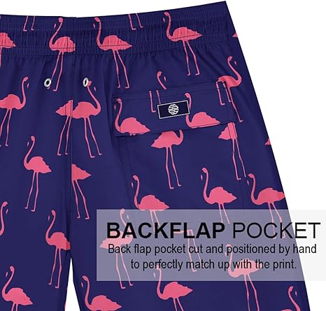 STIVALI bañador moderno con diseño de flamenco con cintura elástica - Quierox - Tienda Online