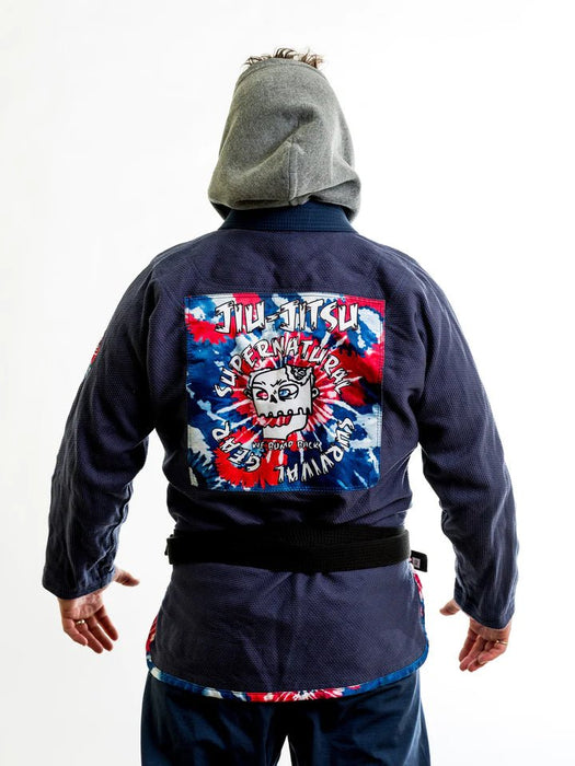 SUPERNATURAL SURVIVAL GEAR: Choke N'Dye Navy Gi (ejecución limitada) - Quierox - Tienda Online