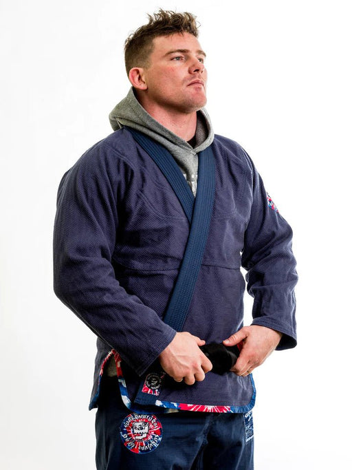 SUPERNATURAL SURVIVAL GEAR: Choke N'Dye Navy Gi (ejecución limitada) - Quierox - Tienda Online