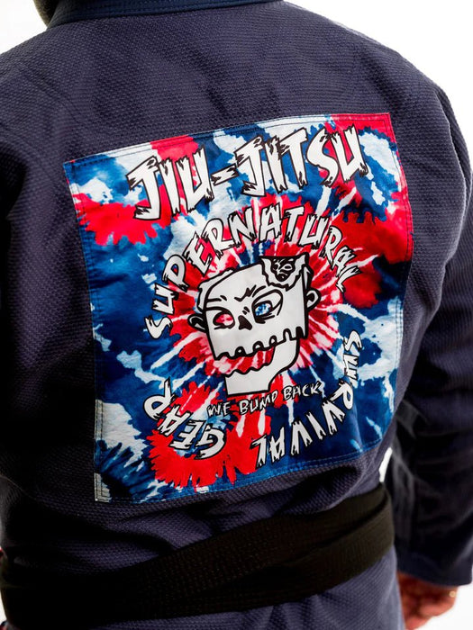 SUPERNATURAL SURVIVAL GEAR: Choke N'Dye Navy Gi (ejecución limitada) - Quierox - Tienda Online