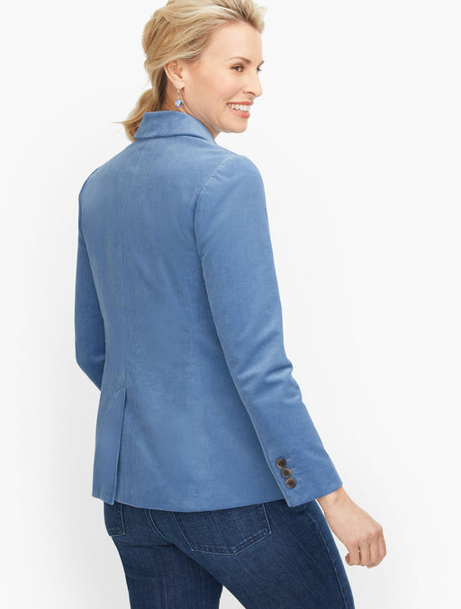 TABLOTS BLAZER DE PANA CON DOBLE BOTONADURA - Quierox - Tienda Online