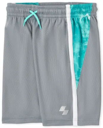 THE CHILDREN PLACE Shorts De Básquetbol Colorblock Performance Para Niños - Fin Gray - Quierox - Tienda Online