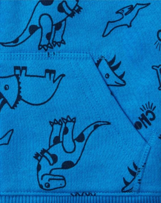 The Children's Place Sudadera Con Capucha Y Cremallera Dino Sherpa - Quierox - Tienda Online