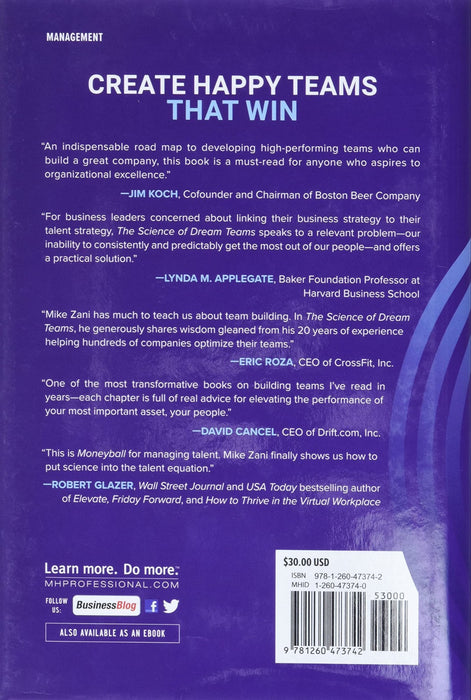 The Science of Dream Teams: How Talent Optimization Can Drive Engagement, Productivity, and Happiness - Quierox - Tienda Online
