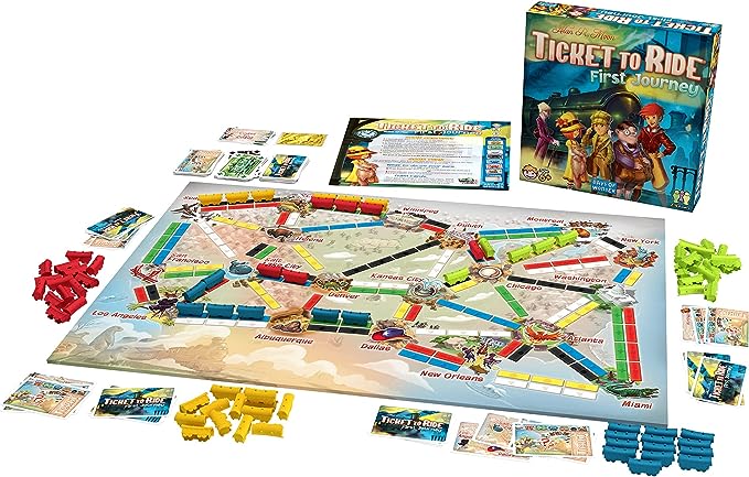 Ticket To Ride: First Journey Juego de mesa - Quierox - Tienda Online