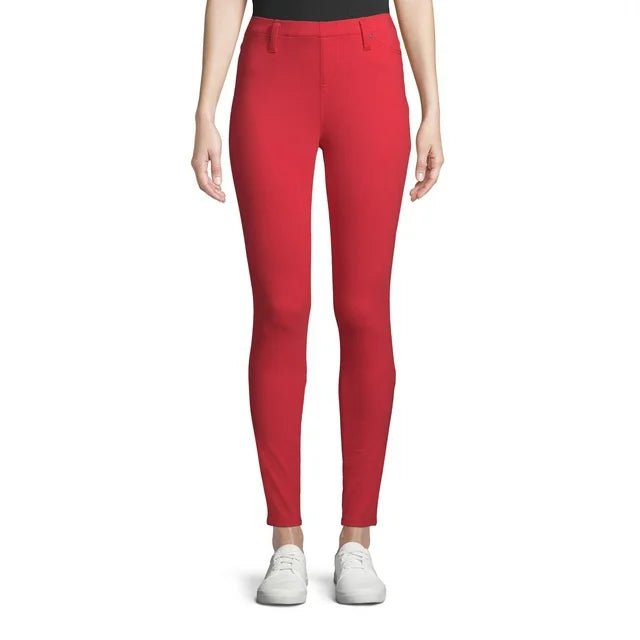 Time and Tru Jeggings de color de punto suave de longitud completa para mujer - Quierox - Tienda Online