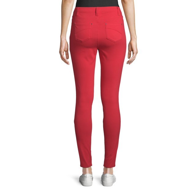Time and Tru Jeggings de color de punto suave de longitud completa para mujer - Quierox - Tienda Online