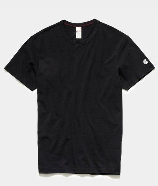 Todd Snyder CHAMPION BASIC JERSEY TEE IN BLACK - Quierox - Tienda Online