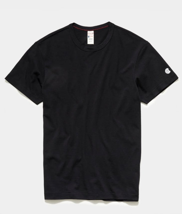 Todd Snyder CHAMPION BASIC JERSEY TEE IN BLACK - Quierox - Tienda Online