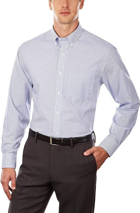Tommy Hilfiger - Camisa de vestir para hombre, ajuste regular, no necesita planchado, a cuadros - Quierox - Tienda Online