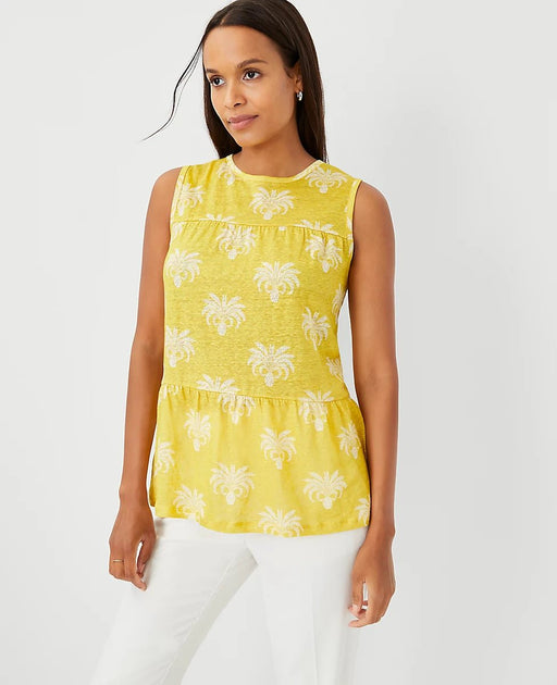 Top de lino escalonado de piña - Quierox - Tienda Online