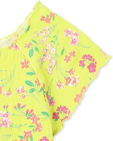 Top Floral Con Ojo De Cerradura Para Niñas - Quierox - Tienda Online